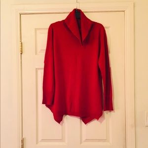 New York & Company Sweaters | New York Co Red Cable Knit Sweater | Poshmark